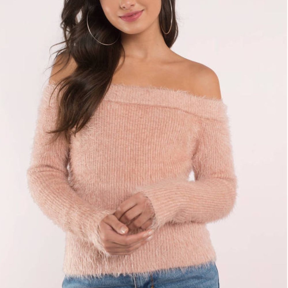 MINKPINK Florentine Off Shoulder Sweater